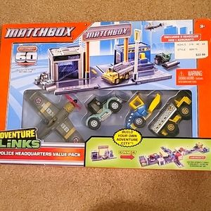 Matchbox Adventure Links Police Headquarters Value Pack